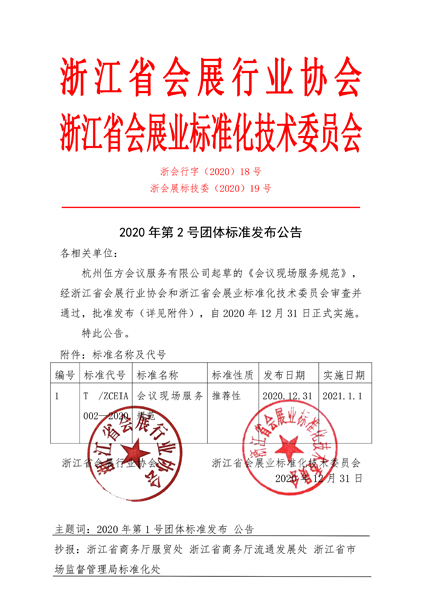 會(huì)議服務(wù)行業(yè)標(biāo)準(zhǔn)《會(huì)議現(xiàn)場(chǎng)服務(wù)規(guī)范》