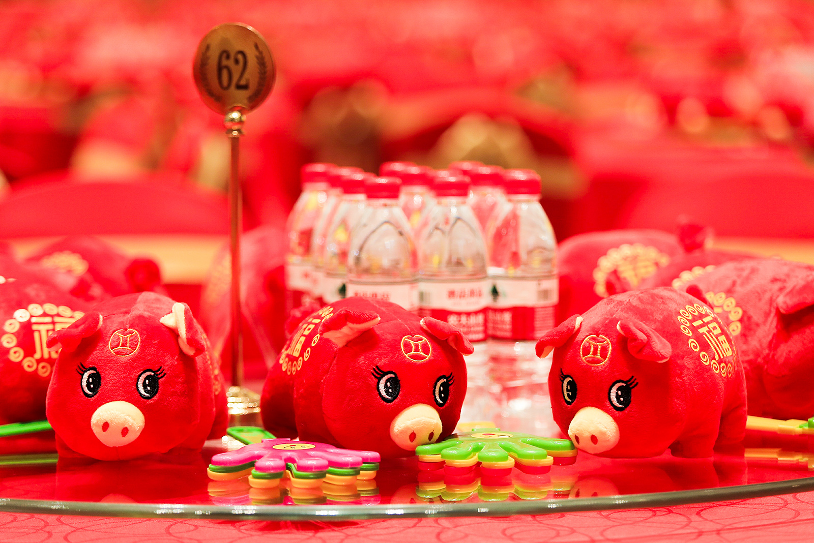 開(kāi)門(mén)紅啟動(dòng)會(huì)會(huì)場(chǎng)氛圍布置