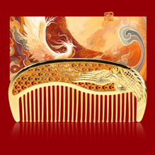 朱炳仁有鳳來(lái)儀梳子