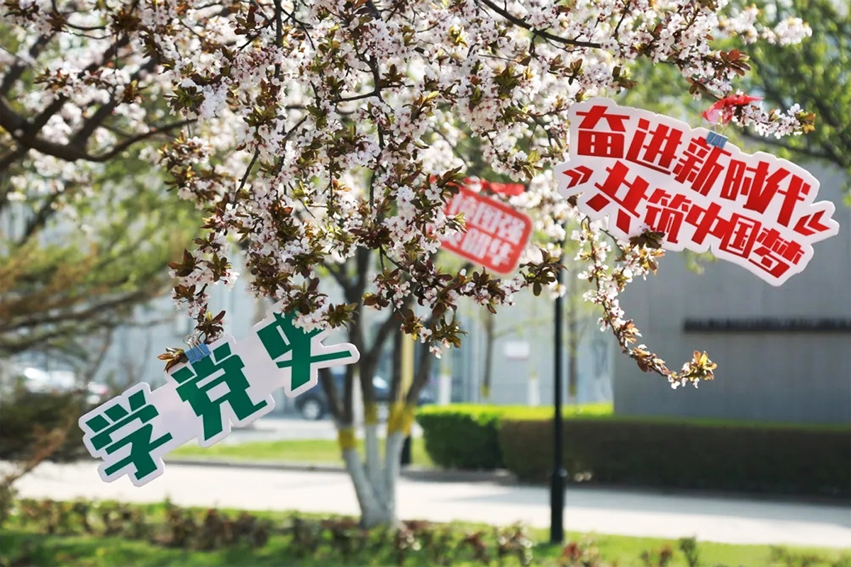 五四學黨史主題游園活動現(xiàn)場布置