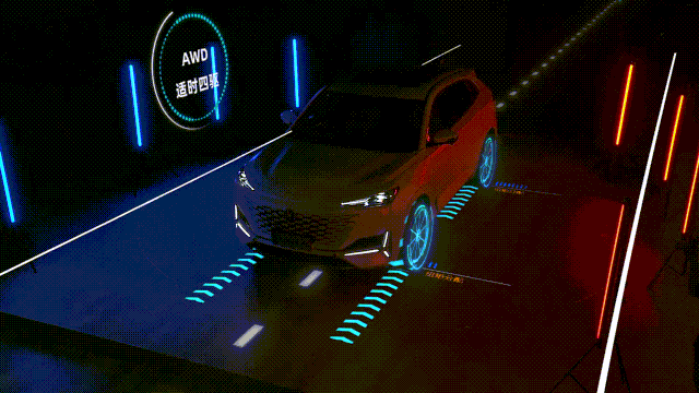 長安汽車UNI-K發(fā)布會(huì)AR場景